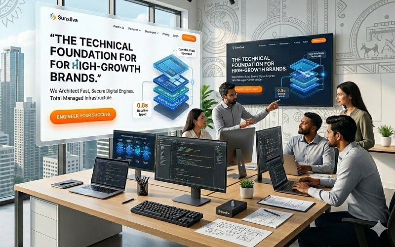 Best Website Design Company in Bhubaneswar Odisha - Sunsilva Digital Infrastructure